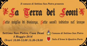 Banner La Terra dei Leoni a Casa Dessy - Settimo San Pietro - 8 Maggio 2016 - ParteollaClick