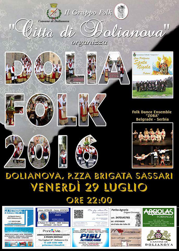 Dolia Folk 2016 - Dolianova - 29 Luglio 2016 - Gruppo Folk Città di Dolianova - ParteollaClick