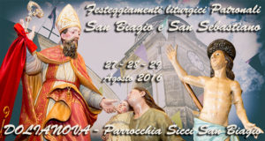 Banner Festeggiamenti liturgici Patronali di San Biagio e San Sebastiano 2016 - Dolianova, Chiesa di San Biagio - Sabato 27, Domenica 28 e Lunedì 29 Agosto 2016 - ParteollaClick