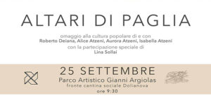 Banner Spettacolo Altari di Paglia Omaggio alla cultura popolare - Dolianova, Parco Artistico Gianni Argiolas - 25 Settembre 2016 - ParteollaClick