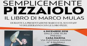 Banner Presentazione del libro Semplicemente Pizzaiolo di Marco Mulas - Barrali, Casa Maxia - 4 Dicembre 2016 - ParteollaClick
