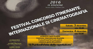 Banner PuntoDiVistaFilmFestival 2016, proiezione dei cortometraggi finalisti - Donori, Ex Montegranatico - 3 e 4 Dicembre 2016 - ParteollaClick