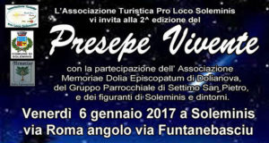 Banner Seconda edizione del Presepe Vivente - Soleminis - Venerdì 6 Gennaio 2017 - ParteollaClick