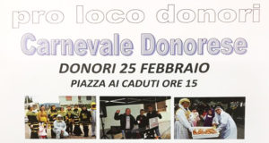 Banner Carnevale Donorese 2017 - Donori, Piazza ai Caduti - Sabato 25 Febbraio 2017 - ParteollaClick
