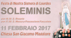 Banner Festa di Nostra Signora di Lourdes 2017 - Chiesa Parrocchiale San Giacomo Maggiore, Soleminis - 11 Febbraio 2017 - ParteollaClick