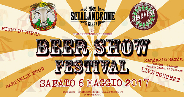 Banner Beer Show Festival - Settimo San Pietro, Casa Dessy - Sabato 6 Maggio 2017 - ParteollaClick