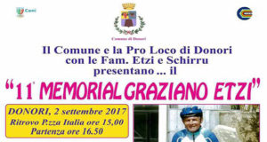 Banner 11° Memorial Graziano Etzi - Donori - 2 Settembre 2017 - ParteollaClick