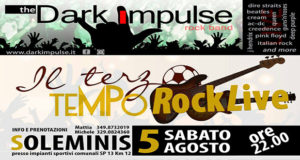 Banner Live Music con i Dark Impulse Rock Band presso Il Terzo Tempo agli impianti sportivi comunali - Soleminis - 5 Agosto 2017 - ParteollaClick