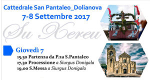 Banner Su Xereu 2017, Pellegrinaggio a Santa Maria di Siurgus Donigala - Parrocchia di San Pantaleo, Dolianova - 7 e 8 Settembre 2017 - ParteollaClick