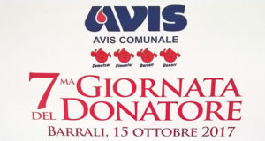 Banner 7ª Giornata del Donatore, festa dell'AVIS Samatzai, Pimentel, Barrali e Donori - Barrali, Piazza Chiesa - Domenica 15 Ottobre 2017 - ParteollaClick