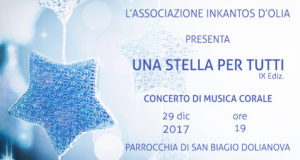 Banner Nona edizione del Concerto Una Stella per Tutti - Dolianova, Parrocchia di San Biagio - 29 Dicembre 2017 - ParteollaClick