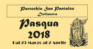 Banner Pasca Manna 2018, la Settimana Santa nella Parrocchia di San Pantaleo - Dolianova, Cattedrale di San Pantaleo - Da Venerdì 23 Marzo a Lunedì 2 Aprile 2018 - ParteollaClick