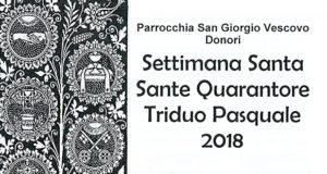 Banner Settimana Santa, Sante Quarantore e Triduo Pasquale 2018 - Donori - Dal 23 Marzo al 23 Aprile 2018 ParteollaClick