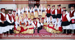 Banner Festa sociale per i 50 anni del Gruppo Folk Città di Dolianova - Dolianova, Cattedrale di San Pantaleo - Domenica 15 Aprile 2018 - ParteollaClick