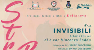 Banner Presentazione del libro INVISIBILI di e con Vincenzo Soddu - Dolianova, Biblioteca Comunale, Piazza Brigata Sassari 5 - Sabato 14 Aprile 2018 alle ore 19