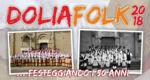 Banner Dolia Folk 2018, festeggiando i 50 anni - Dolianova - Dal 24 Luglio al 5 Agosto 2018 - ParteollaClick