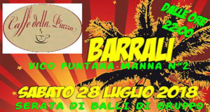 Banner Serata di Balli e Karaoke con Mary e Jeffy al Caffè della Piazza - Barrali - 28 Luglio 2018 - ParteollaClick