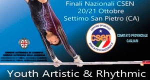 Banner Finali nazionali di Ginnastica artistica e ritmica CSEN Youth Artistic & Rhythmic - Settimo San Pietro - 20 e 21 Ottobre 2018 - ParteollaClick