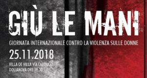 Banner Giù le mani, conferenza e spettacolo teatrale contro la violenza sulle donne - Dolianova - 25 Novembre 2018 - ParteollaClick