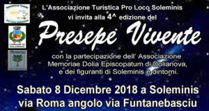 Banner Quarta edizione del Presepe Vivente - Soleminis - Sabato 8 Dicembre 2018 - ParteollaClick