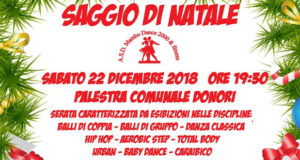 Banner Saggio di Natale 2018 della Scuola di Ballo Mambo Dance 2000 e Fitness - Donori, Palestra Comunale - 22 Dicembre 2018 - ParteollaClick