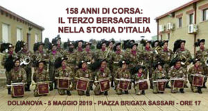 Banner 158 ANNI DI CORSA IL TERZO BERSAGLIERI NELLA STORIA D’ITALIA - Dolianova - 5 Maggio 2019 - ParteollaClick