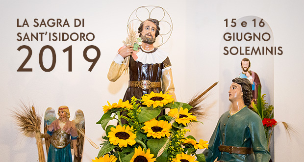 Banner Sagra di Sant'Isidoro - Soleminis, Chiesa Campestre di Sant'Isidoro - 15 e 16 Giugno 2019 - ParteollaClick