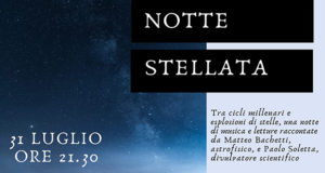 Banner NOTTE STELLATA tra cicli millenari, esplosioni di stelle, musica e letture - Dolianova - 31 Luglio 2019 - ParteollaClick