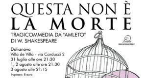 Banner QUESTA NON È LA MORTE, tragicommedia tratta da AMLETO - Dolianova, Villa de Villa - 31 Luglio, 1, 2 e 3 Agosto 2019 - ParteollaClick