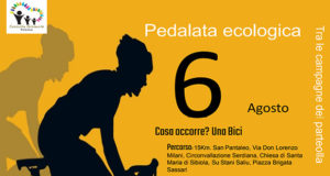 Banner Pedalata Ecologica tra le campagne del Parteolla - Dolianova - 6 Agosto 2019 - ParteollaClick