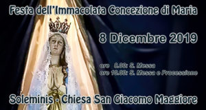 Banner Festa dell'Immacolata Concezione di Maria 2019 - Soleminis - 8 Dicembre 2019 - ParteollaClick