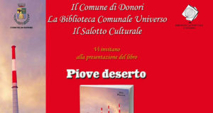 Banner Presentazione del libro PIOVE DESERTO di e con Ciro Auriemma e Renato Troffa - Donori - 13 Dicembre 2019 - ParteollaClick