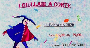 Banner I GIULLARI A CORTE, festa in maschera per bambini sino a 12 anni - Dolianova - 15 Febbraio 2020 - ParteollaClick