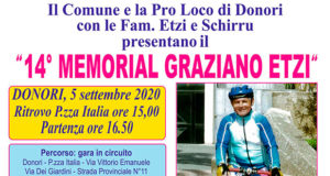 Banner 14° Memorial Graziano Etzi - Donori - 5 Settembre 2020 - ParteollaClick