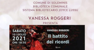 Banner Presentazione del libro Il battito dei ricordi di e con Vanessa Roggeri - Soleminis - 10 Luglio 2021 - ParteollaClick