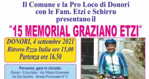 Banner 15° Memorial Graziano Etzi - Donori - 4 Settembre 2021 - ParteollaClick