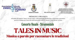 Banner Concerto vocale-strumentale TALES IN MUSIC all'Ex Montegranatico - Donori - Sabato 30 Ottobre 2021 - ParteollaClick