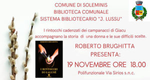 Banner Presentazione del libro I RINTOCCHI DI GALUSÉ, di e con Roberto Brughitta - Soleminis - 19 Novembre 2021 - ParteollaClick