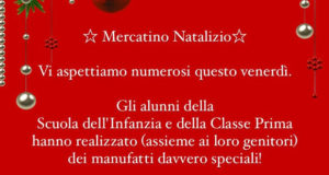 Banner Mercatino Natalizio degli alunni della Scuola dell'Infanzia - Donori - 17 Dicembre 2021 - ParteollaClick