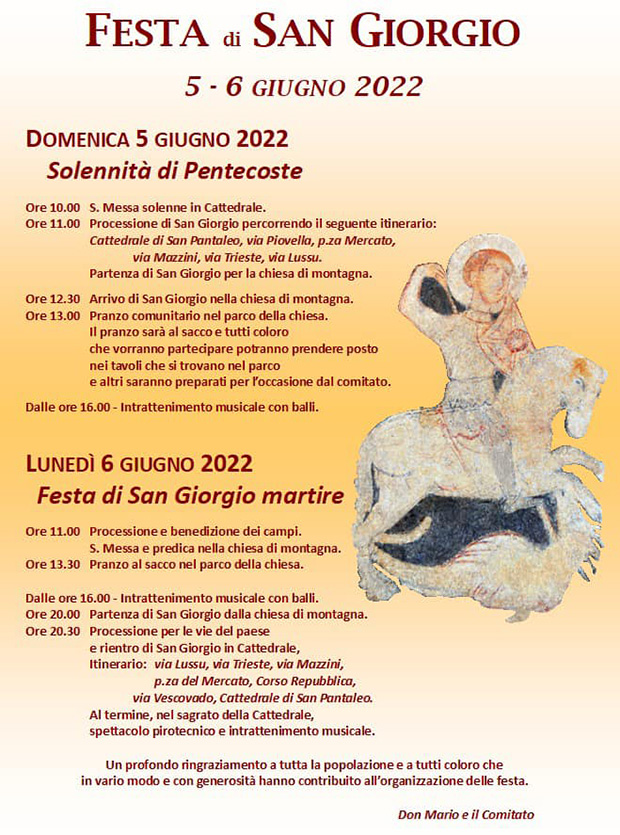 Festa in Onore di San Giorgio Martire 2022 - Dolianova - 5 e 6 Giugno 2022 - ParteollaClick