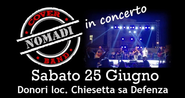 Banner Il Clan dei Mercanti e Servi, cover band NOMADI, in concerto - 25 Giugno 2022 - ParteollaClick