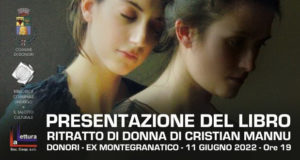 Banner Presentazione del libro RITRATTO DI DONNA, di Cristian Mannu - Donori - 11 Giugno 2022 - ParteollaClick