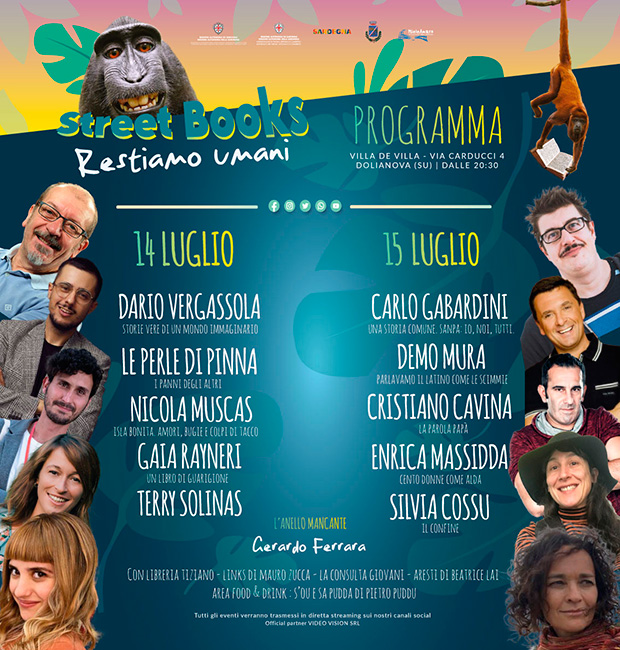 Festival letterario Street Books - Dolianova - 14 e 15 Luglio 2022 - ParteollaClick