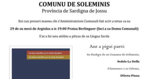 Banner Presentazione del libro SU SARDU STANDARD - Soleminis - 29 Luglio 2022 - ParteollaClick