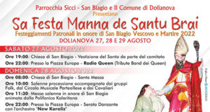 Banner Festeggiamenti Patronali di San Biagio e San Sebastiano - Dolianova - Dal 27 al 29 Agosto 2022 ParteollaClick