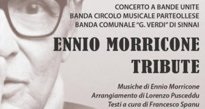 Banner Concerto tributo al Maestro Ennio Morricone a San Pantaleo - Dolianova - 17 Settembre 2022 - ParteollaClick