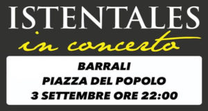 Banner ISTENTALES in concerto - Barrali, Piazza del Popolo - 3 Settembre 2022 - ParteollaClick