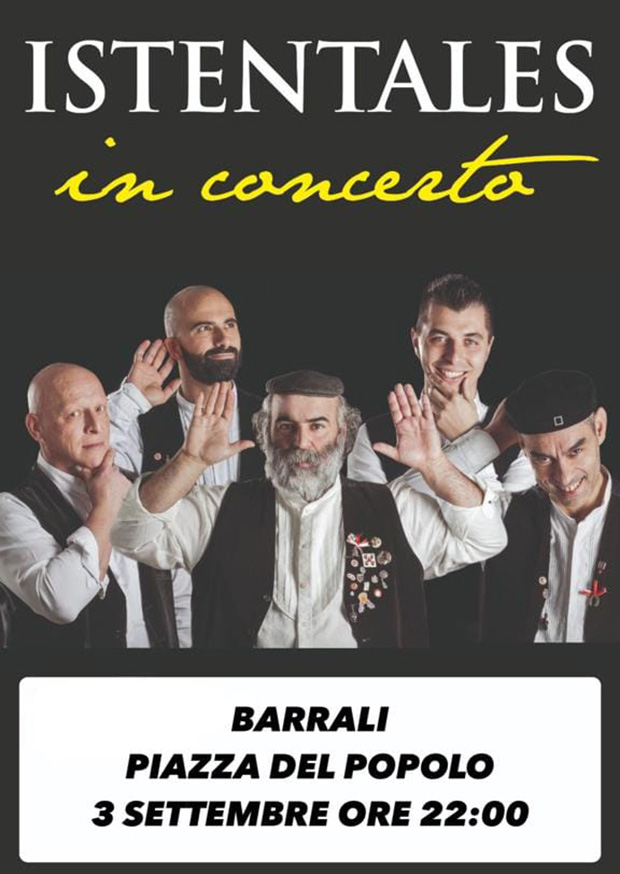 ISTENTALES in concerto - Barrali, Piazza del Popolo - 3 Settembre 2022 - ParteollaClick