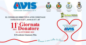 Banner 11ª Giornata del Donatore - Donori - 16 Ottobre 2022 - ParteollaClick