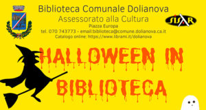 Banner Festa Halloween - Biblioteca Dolianova - 31 Ottobre 2022 - ParteollaClick